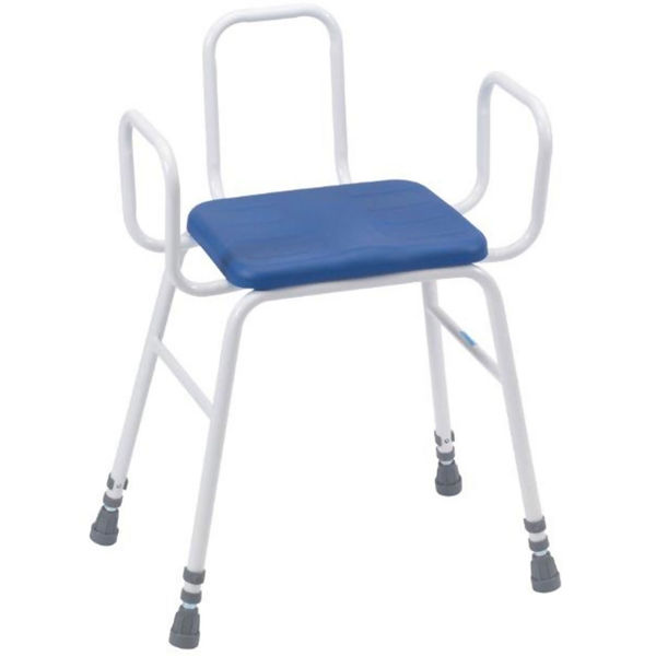 Drive Perching Stool Adjustable Height With Tubular Arms & Back 705PU